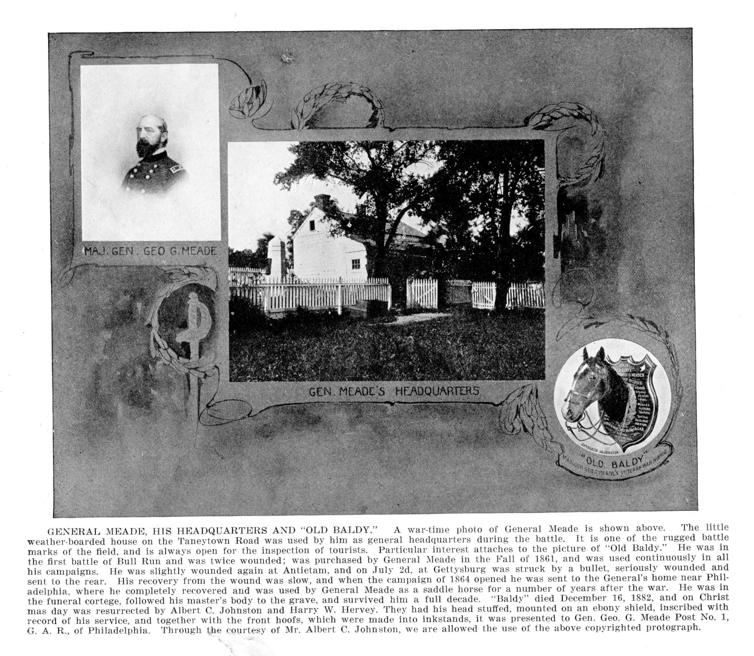 General Meade, His Headquarters and Old Baldy