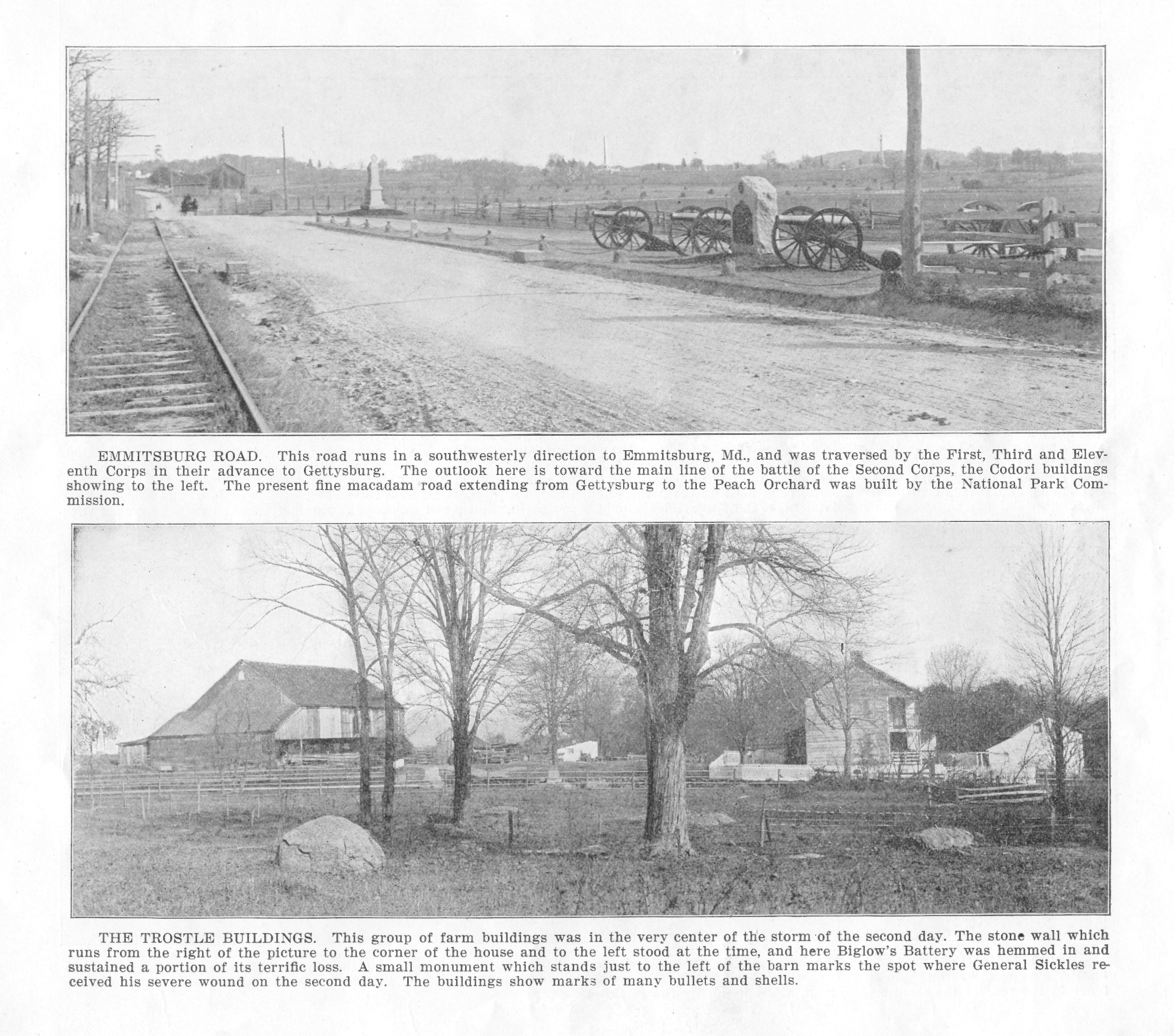 Emmitsburg Road; The Trostle Building