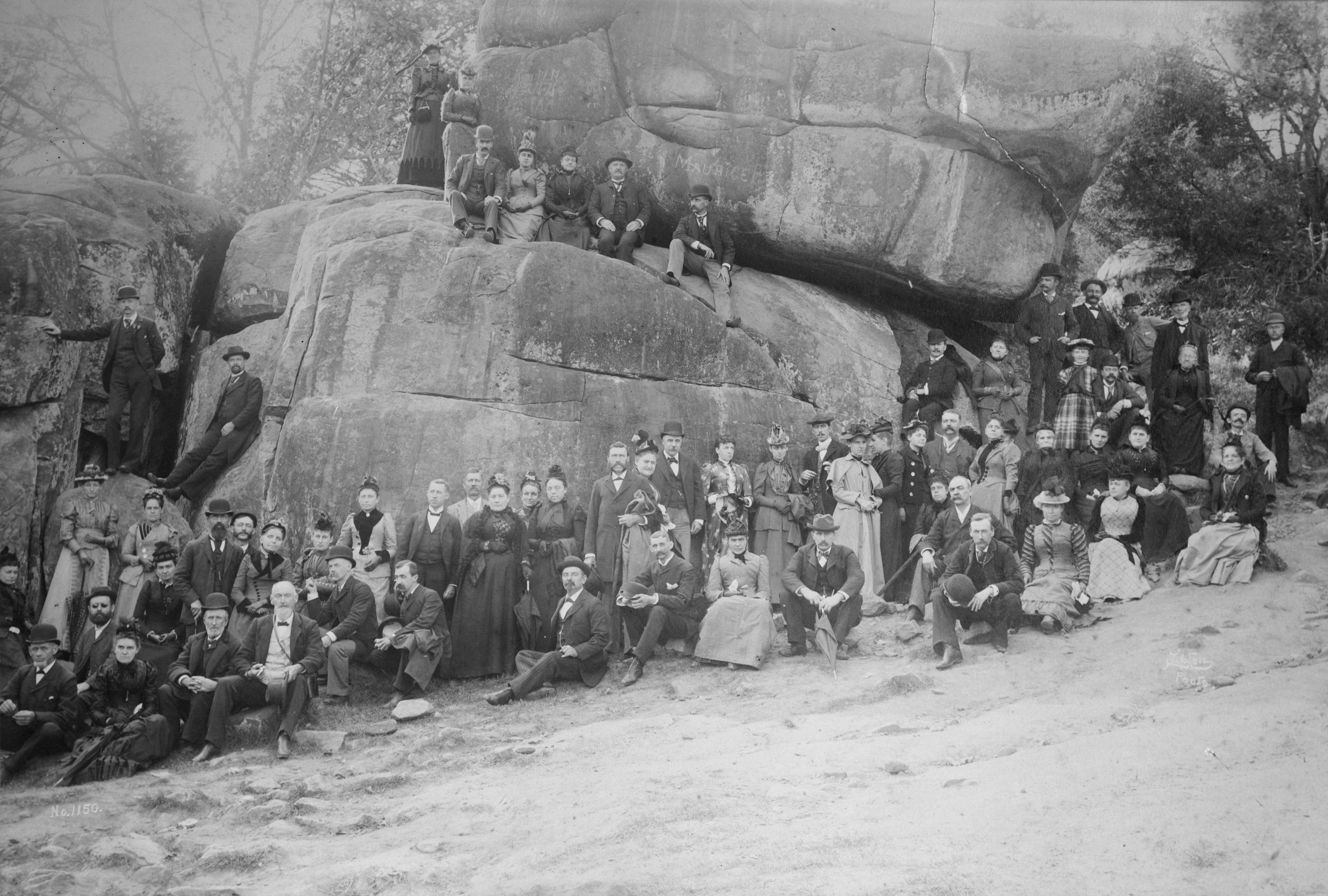 Raymond and Whitcomb party at Devils Den